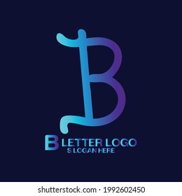 B Creative Letter Logo Design
