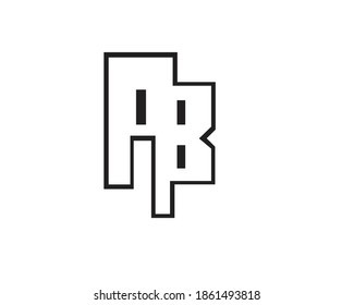 a and b creative logo designs and logo letters