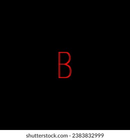 Plantilla de diseño de logotipo para letras modernas creativas de B