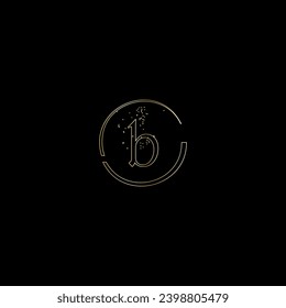Plantilla de diseño de logotipo para letras modernas creativas de B