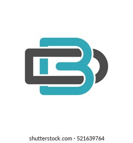 B D Letter Logo Template Illustration Design. Vector EPS 10.