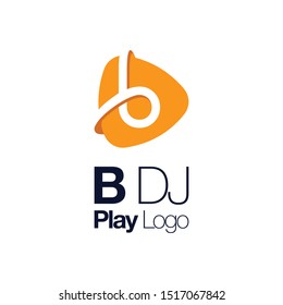 B or DJ icon for logos