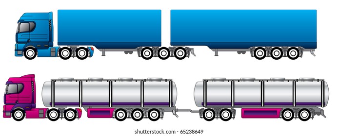 B double road trains
