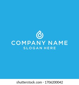 B drop logo vector icon designs
