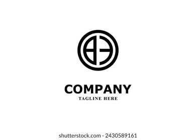 b and e letter logo inside a circle
