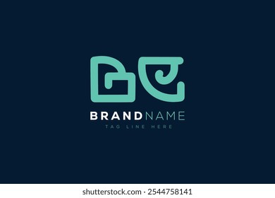 Design dos logotipos B e E. BE abstract Letters Monograma de logotipo. Este design de logotipo é o processo de criação de um símbolo visual que representa uma marca, empresa ou indivíduo.