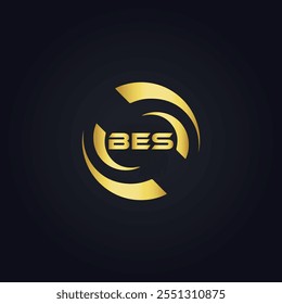 B E S design. White BES letter. BES, B E S letter logo design. B E S letter logo 