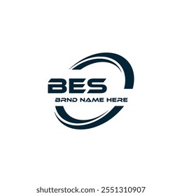 B E S design. White BES letter. BES, B E S letter logo design. B E S letter logo 