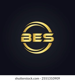 B E S design. White BES letter. BES, B E S letter logo design. B E S letter logo 