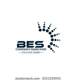 B E S design. White BES letter. BES, B E S letter logo design. B E S letter logo 