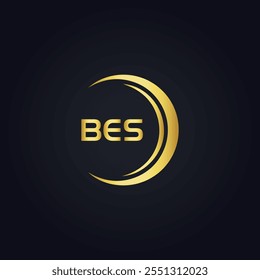 B E S design. White BES letter. BES, B E S letter logo design. B E S letter logo 