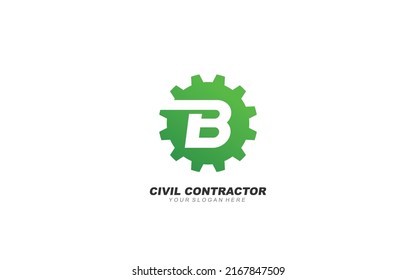 B Engineering Logo Design Inspiration Vector Stock Vector (Royalty Free ...