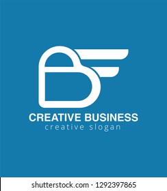 B & F Letter Logo
