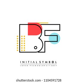 B F Memphis initial letter vector.