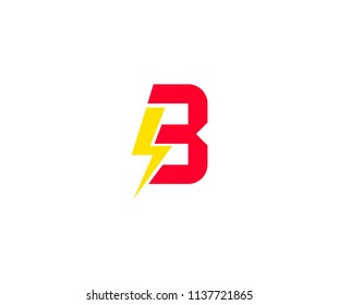 B Flash Design Logo