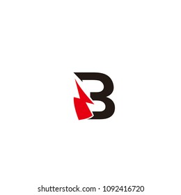 B FLSAH LETTER LOGO VECTOR