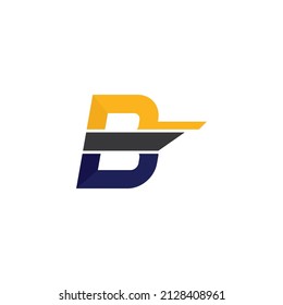 B Schriftart und Buchstabe b Logo Design mit modernem Konzept. Symbolbuchstabe b Vektorgrafik-Vorlage