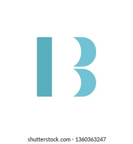 B Font Logo Modern Design Vector Stock Vector (Royalty Free) 1360363247 ...