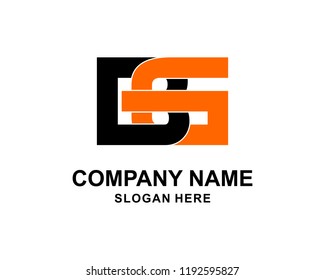 B G Initial Logo Template Vector