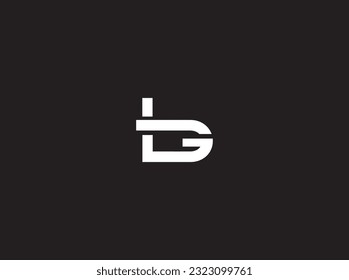 b and g Letter Logo With Creative Modern Business Typography Vector Template. Creative Abstract Letter Logo Vector and illustration,