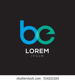 B & G Letter logo design vector element
