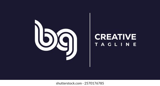 B and G logo design. BG abstract Letters Logo Monogram. This logo design is the process of creating a visual symbol that represents a brand, company, or individual.