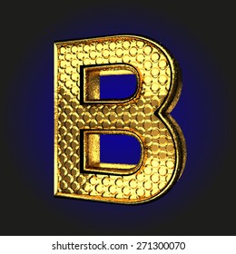 b golden letter