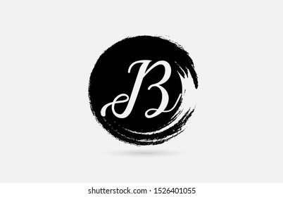 Hand Written Letter Logo Alphabet On Stock Vector (Royalty Free) 1526401031