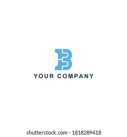 B icon vector logo design. B template quality logo symbol inspiration