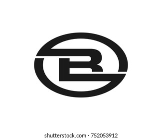 B initial circle company black