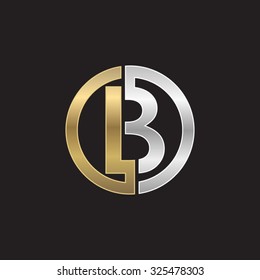 B initial circle company or BO OB logo black background
