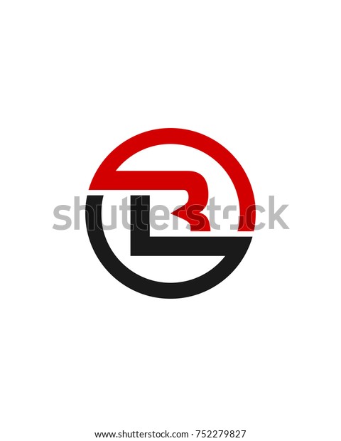 B Initial Circle Company Logo Black Stock Vector (Royalty Free ...