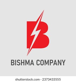 B initial letter brand logo design