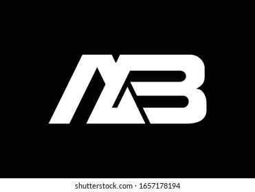 Diseño del logotipo de la letra B, Ilustración con el logotipo Creative Modern Letters Vector Icon.