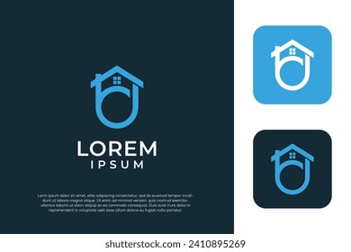 B initial letter logo simple Icon unique monogram for property and real estate business