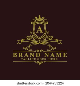 B  Initial Letter Luxury Chaligraphic