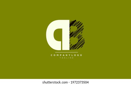 B initial Letter Monogram Icon Logo vector illustration