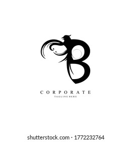 B Initial Logo Corporate. B Letter Logo