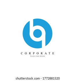 B Initial Logo Corporate. B Letter Logo Vector