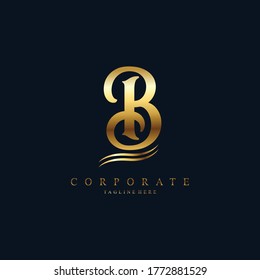 B Initial Logo Corporate. B Letter Logo Vector