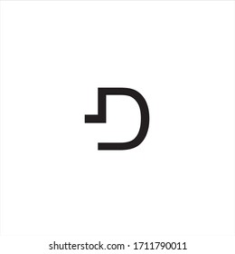 b initial overlapping rounded letter logo and letter l 