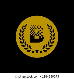 B initials reward coin logo