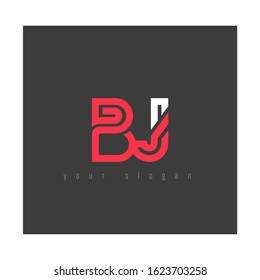 B J B J Alphabet Logo Stock Vector (Royalty Free) 1623703258 | Shutterstock