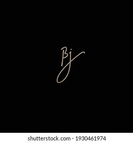 B j Bj Initial handwriting