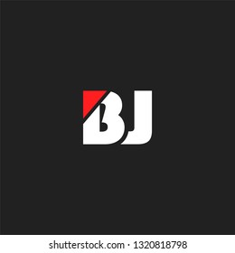 B J letters Joint logo icon vector template.
