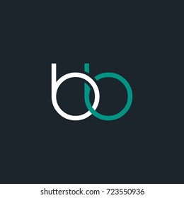 B joint logo round letter vector design template