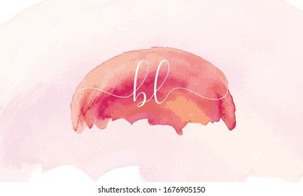 B L Initial handwriting logo
