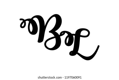 B and L initials