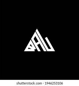 B A L letter logo creative design on black color background. BAL icon