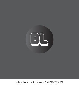 B L letter logo monogram design